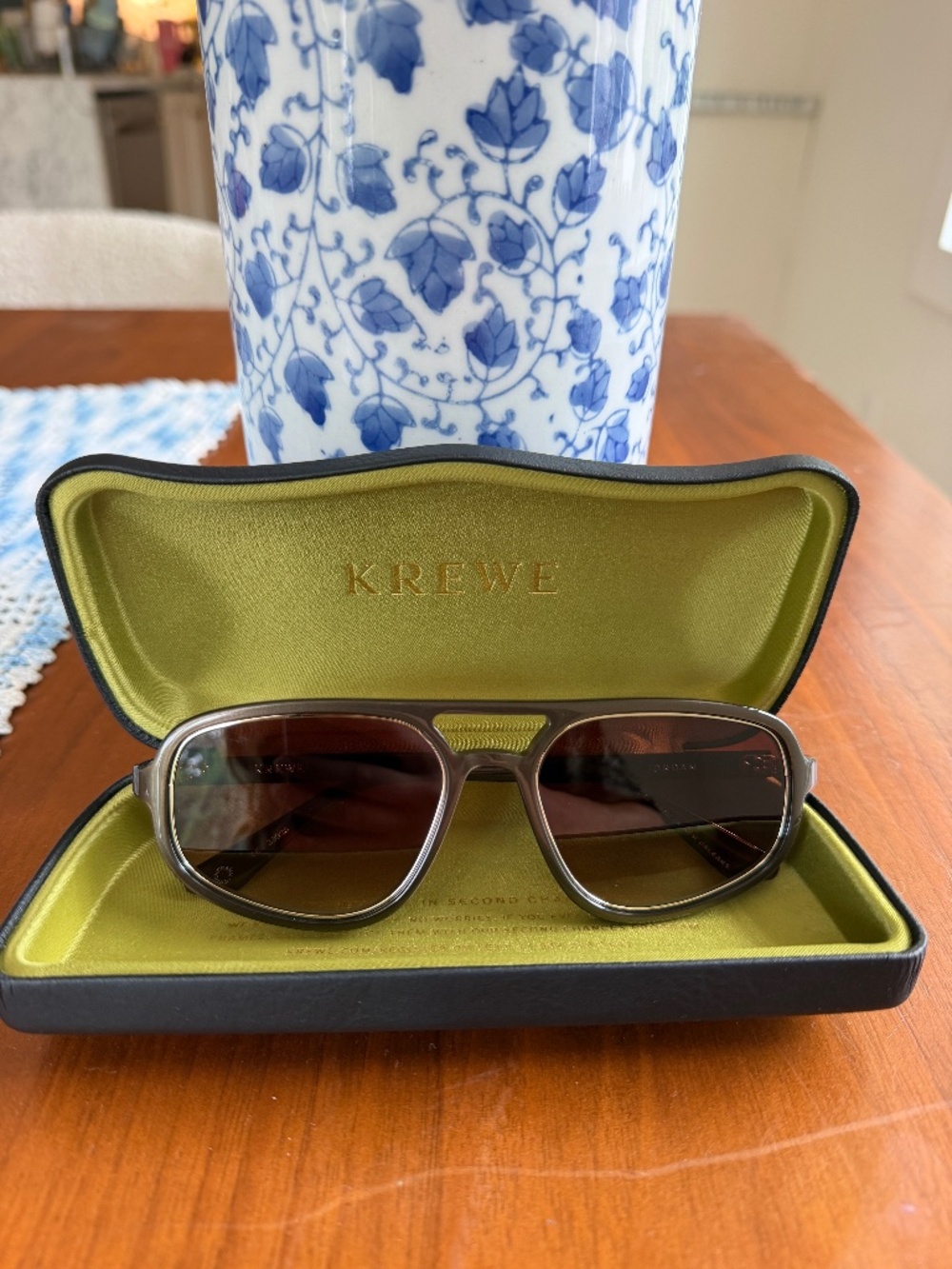 Krewe matte metallic sunglasses